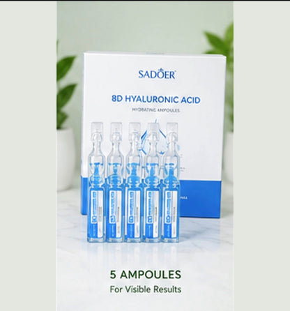 8D Hyaluronic Acid Hydrating Ampoules
